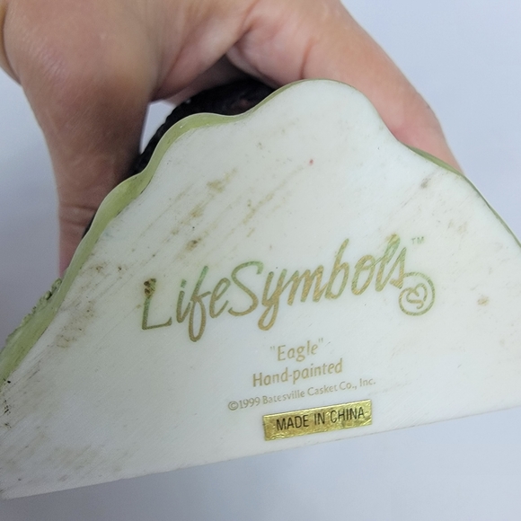 Bald Eagle 1999USA Flag American Statue  Hanging Realistic Life Symbols Ceramic - Picture 6 of 8